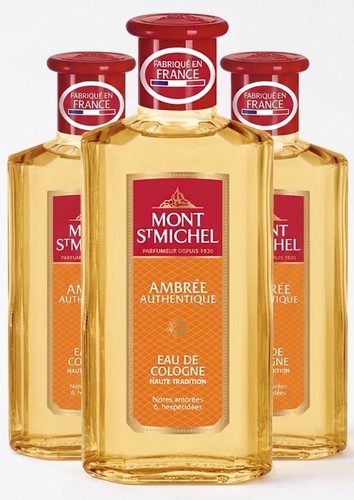 Lot eau cologne ambrée - 3*,